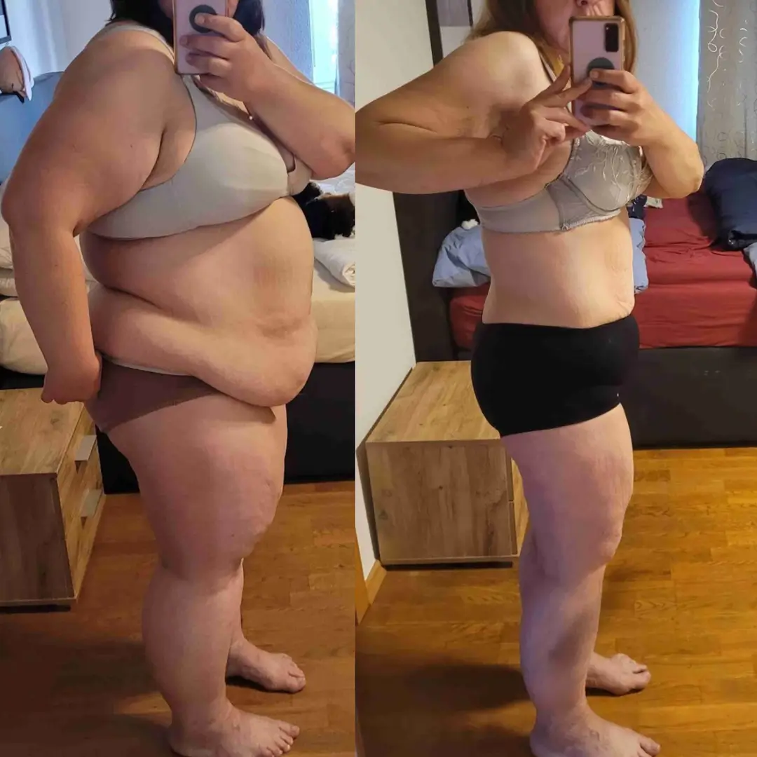Jacqueline - Kundin von Coach Calvin, minus 60,4 KG